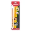 Tužka Maped Black’Peps HB s gumou - 3 ks (trojhranná)