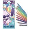 Pastelky trojhranné 12 ks Stitch pastel