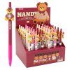 Gelové pero Nandy Bear 0,5 mm – modrý inkoust