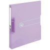 Pořadač A4 fialový Easy Orga (Herlitz) – dvoukroužkový, transparentní PP, 4 cm