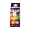 Pastelky KOH-I-NOOR MAGIC 12+1 – trojhranné, přírodní dřevo (s blenderem)