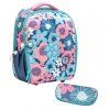 Školní aktovka Belmil Sturdy Floral set s penálem
