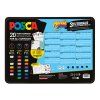 POSCA sada popisovačů Manga Hero – 20 ks v kovovém boxu 2
