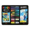POSCA sada popisovačů Manga Hero – 20 ks v kovovém boxu