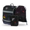 Školní set Baagl Zippy Plus Pixel Space – aktovka pro kluky, penál a sáček