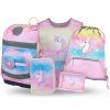 Školní aktovka v setu Zippy Plus – Rainbow Unicorn II (pro prvňačky)