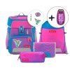 Školní aktovka Step by Step SPACE NEON Kolibri Kaja – 5dílný set