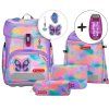Školní aktovka Step by Step Cloud FLASH Butterfly Luna – 5dílný set, AGR certifikát