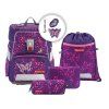 Školní aktovka Step by Step SPACE SHINE Butterfly Night Ina – 5dílný set, AGR certifikát 3