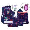 Školní aktovka Step by Step SPACE SHINE Pegasus Night Nuala – 5dílný set, AGR certifikát