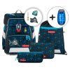 Školní aktovka Step by Step SPACE SHINE Shark Dexter – 5dílný set, AGR certifikát