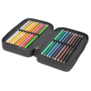 Třípatrový školní penál CoolPack Jumper Big City – vybavený 2