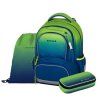 Školní batoh Oxybag OXY NEXT Ombre Green – školní set 3 ks