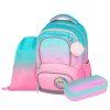 Školní batoh Oxybag OXY NEXT Ombre Pink – školní set 3 ks