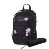 Studentský batoh + etue OXY Sport Flowers