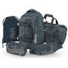Školní set Baagl Skate Max Wave II 31 l – batoh, penál, sáček, taška a ledvinka