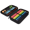 Školní penál 2 zipy CoolPack Jumper Dinopark vybavený 1