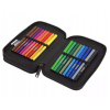 Školní penál 2 zipy CoolPack Jumper Tiger vybavený 1