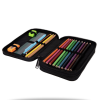 Školní penál 2 zipy CoolPack Jumper Skate Street Life vybavený 1