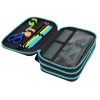 Školní třípatrový penál CoolPack Jumper Gamer Chess – vybavený 1