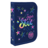 Penál 1 zip Clipper STARS – školní penál s klopami bez výbavy