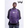 Školní batoh Baagl Coolmate Plum – velký studentský batoh 35 l 14