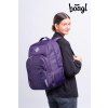 Školní batoh Baagl Coolmate Plum – velký studentský batoh 35 l 15