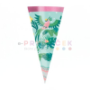 Školní kornout Tropický papoušek 15 cm pro prvňáčky