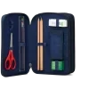 Školní penál Ergobag Maxi Pencil Case UnBearwater s výbavou 2