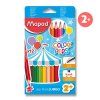 Trojhranné pastelky Maped Color’Peps Jumbo – 12 barev