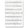 Papírová písmenka - sada tisků ABC