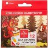 Krátké voskovky Koh-i-noor – 12 barev v papírové krabičce