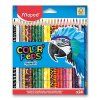 Pastelky Maped Color’Peps Animals – sada 24 barev, trojhranné, FSC