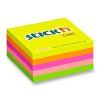 Samolepicí bloček Hopax Stick’n Neon Notes 76 × 76 mm, 400 listů – neon mix