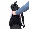Školní a cestovní batoh na kolečkách Nikidom Roller UP Black (19 l)
