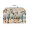 detsky kufrik horses light blue 2
