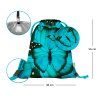 Školní sáček Baagl Butterfly – růžový vak na přezůvky s motýlky 2Školní sáček na přezůvky Baagl Butterfly – tyrkysový s motýlem 2