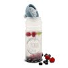 Zdravá lahev 0,7 l Fresh – šedomodrá se šejkrem 1