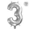 balon narozeninovy 76 cm cislo 3 stribrny