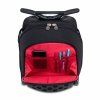 Školní a cestovní batoh na kolečkách Nikidom Roller UP XL Tropic (27 l), Černý