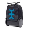 Školní a cestovní batoh na kolečkách Nikidom Roller UP XL Wild Fire (27 l), Černý