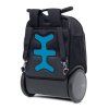 Školní a cestovní batoh na kolečkách Nikidom Roller UP Wild Fire (19 l), Černý