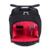 Školní a cestovní batoh na kolečkách Nikidom Roller UP Wild Fire (19 l), Černý