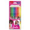 Trojhranné pastelky Maped Barbie – 12 barev
