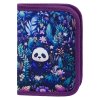 Baagl školní penál Jungle Panda – jednopatrový, 2 chlopně, prázdný